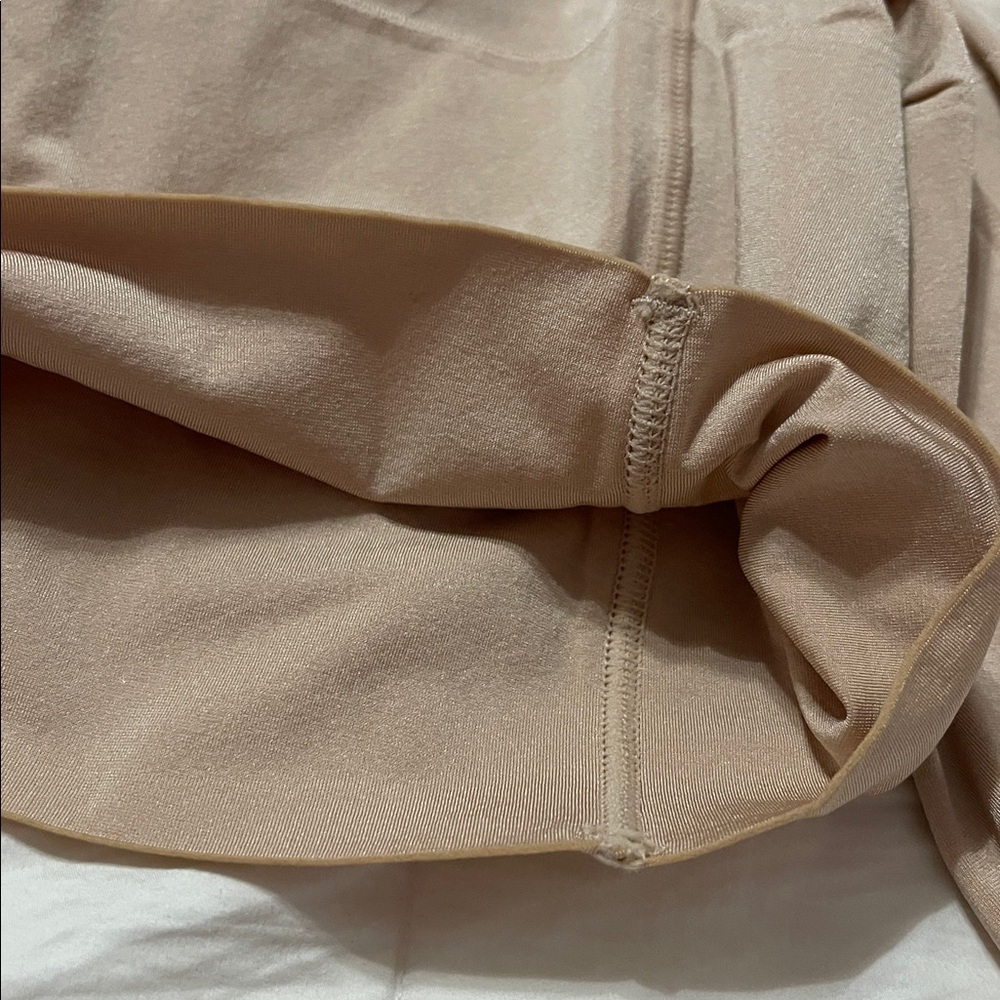 SPANX High Waist Tan Women's Shorts - Picture 2 of 9